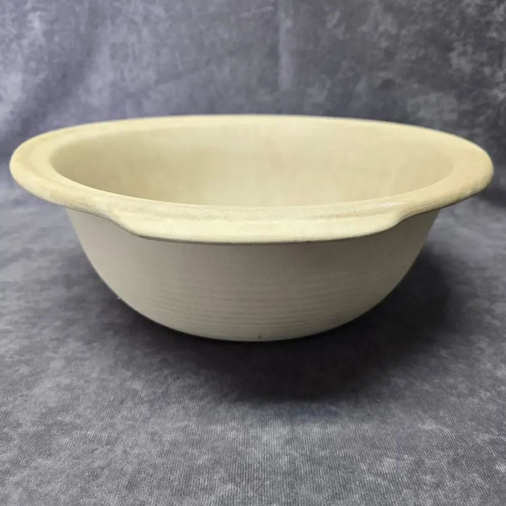 Pampered Chef Stoneware Large Baking Bowl Family Heritage Collection USA